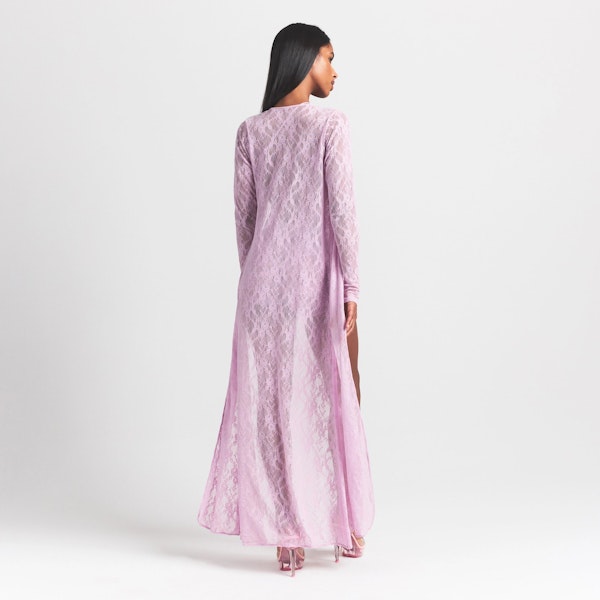 Skims STRETCH LACE LONG ROBE