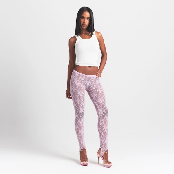 skims STRETCH LACE STIRRUP LEGGING