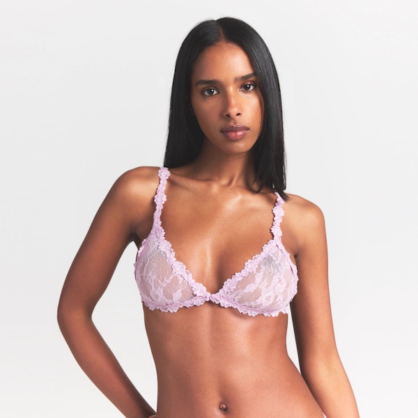 Skims STRETCH LACE TRIANGLE BRALETTE