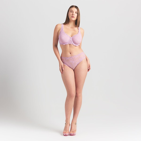 skims STRETCH LACE UNLINED FULL COVERAGE BRA