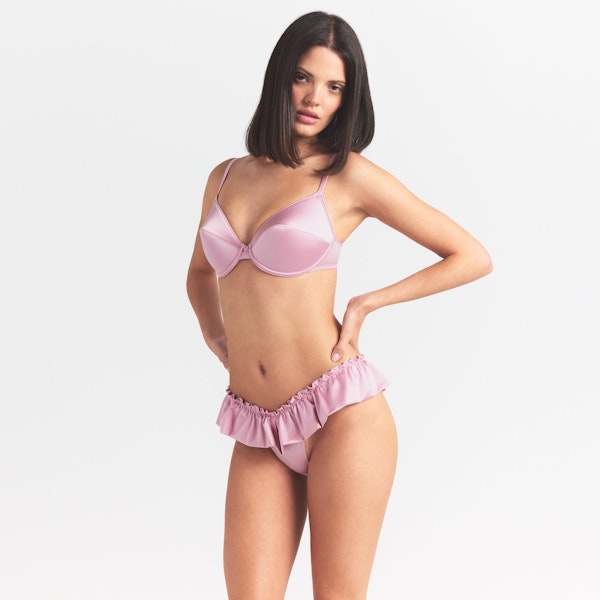 Skims STRETCH SATIN VINTAGE DEMI BRA