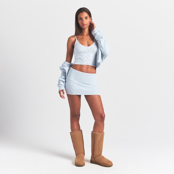 skims SWEATER KNITS CABLE KNIT CAMI