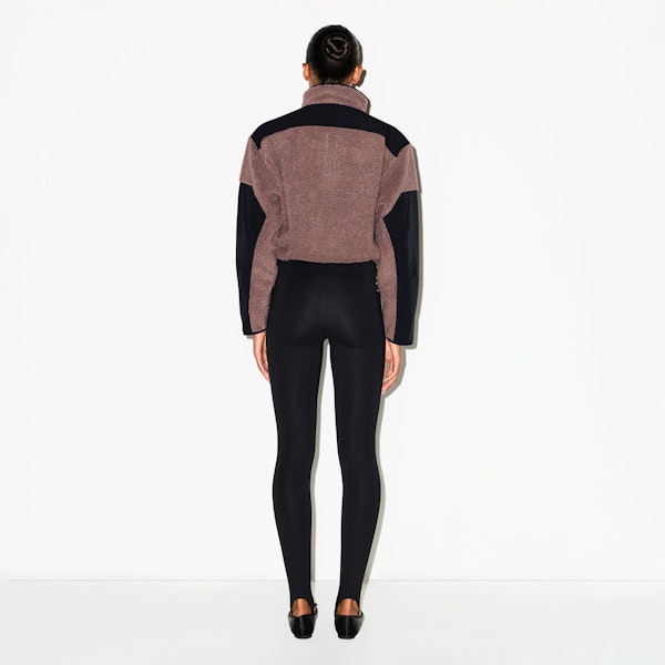 Skims TEDDY BOXY ZIP UP JACKET