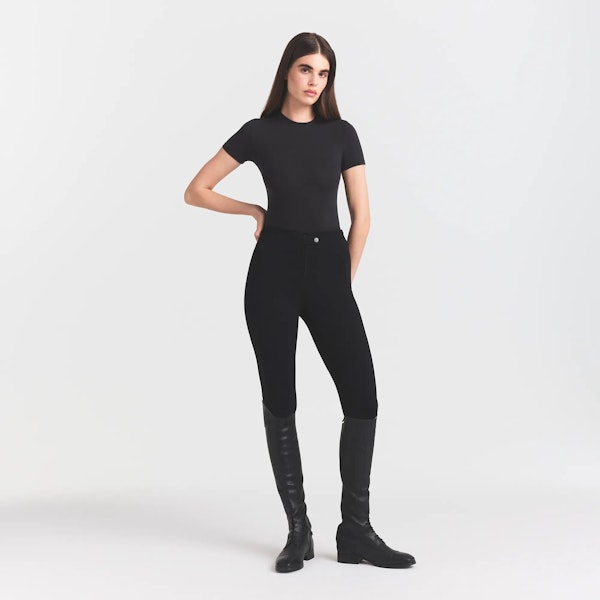 skims THE ESSENTIAL COLLECTION ZIP FRONT LEGGING