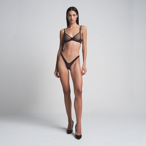 Skims ULTRA FINE MESH MICRO DIPPED THONG