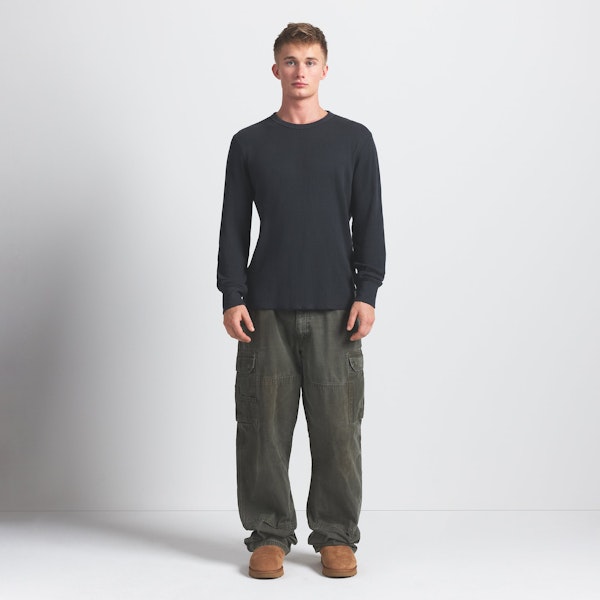 skims WAFFLE MENS LONG SLEEVE TOP