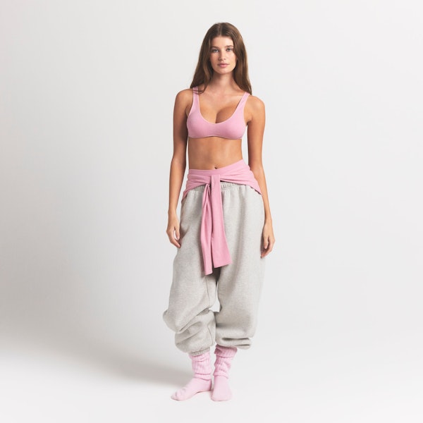 skims WOOL RIB BRALETTE