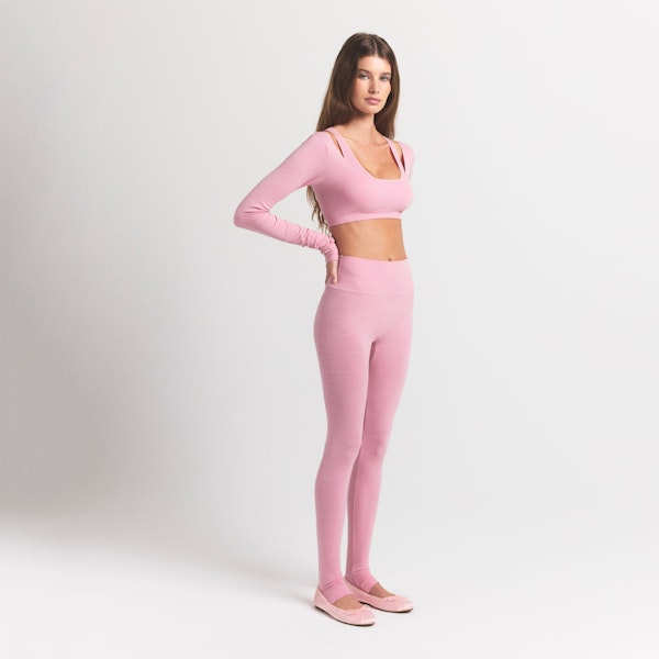 Skims WOOL RIB HIGH-WAISTED LEGGING
