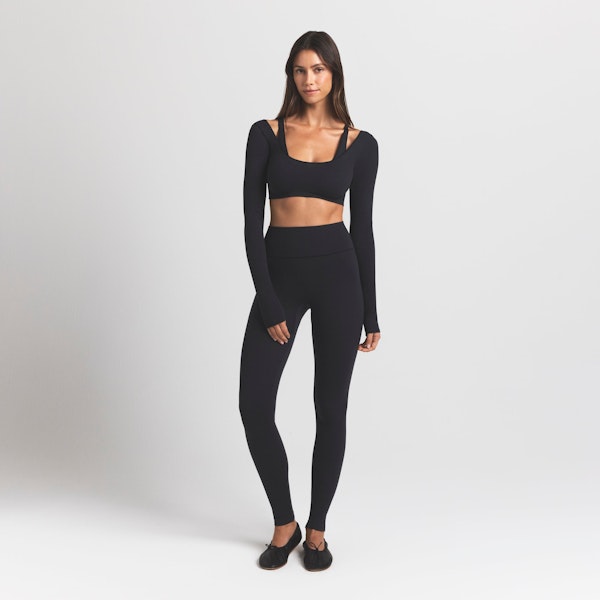 skims WOOL RIB HIGH-WAISTED LEGGING