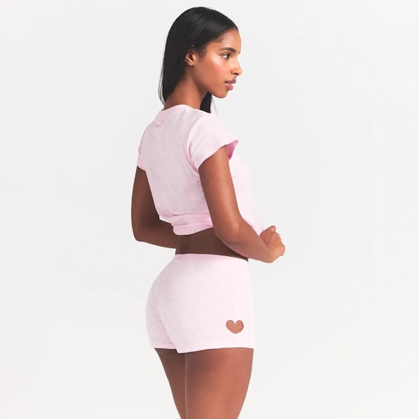 Skims WORN IN JERSEY HEART MICRO SHORT