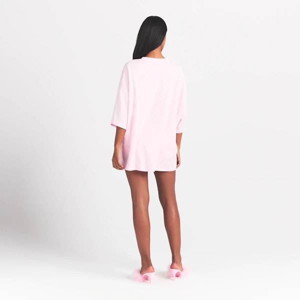 Skims WORN IN JERSEY HEART OVERSIZED T-SHIRT