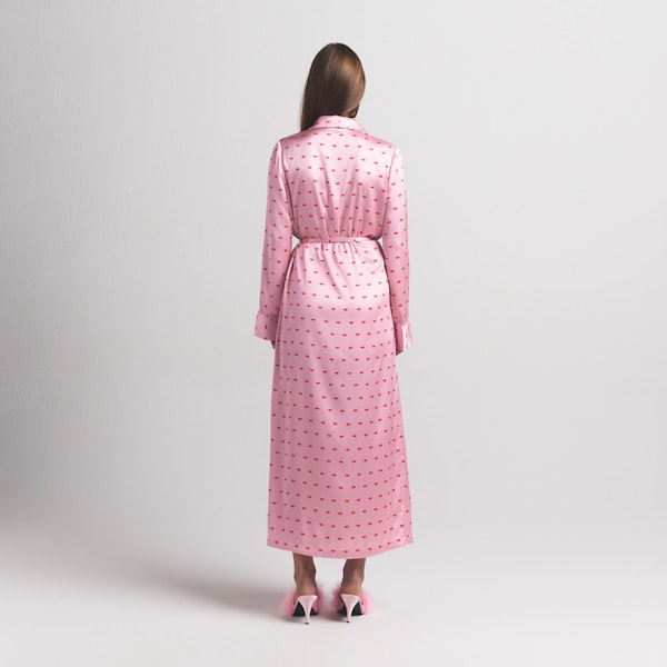 Skims WOVEN SHINE LONG ROBE