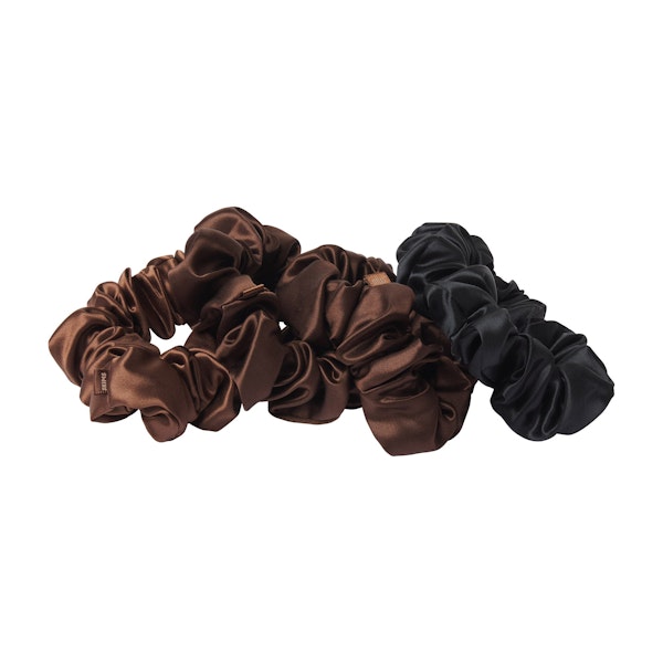Skims SLIP X SKIMS PURE SILK LARGE SCRUNCHIES 4-PACK