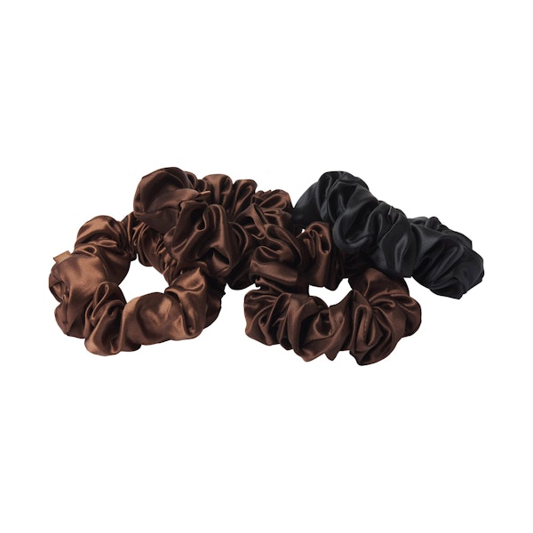 Skims SLIP X SKIMS PURE SILK LARGE SCRUNCHIES 4-PACK