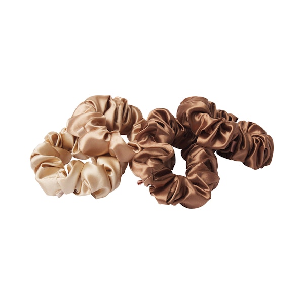 Skims SLIP X SKIMS PURE SILK LARGE SCRUNCHIES 4-PACK