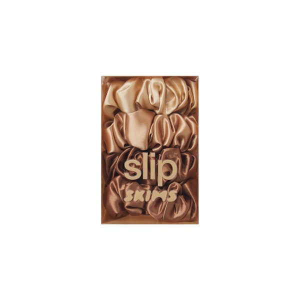skims SLIP X SKIMS PURE SILK LARGE SCRUNCHIES 4-PACK