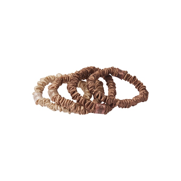 Skims SLIP X SKIMS PURE SILK SKINNY SCRUNCHIES 4-PACK