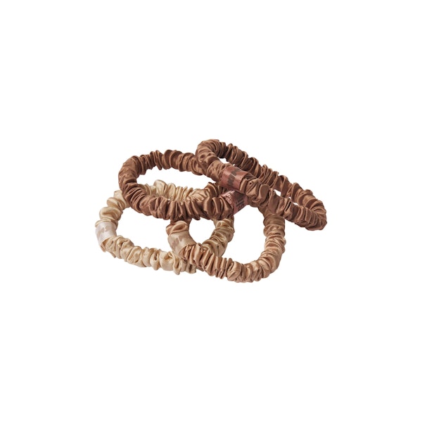 Skims SLIP X SKIMS PURE SILK SKINNY SCRUNCHIES 4-PACK