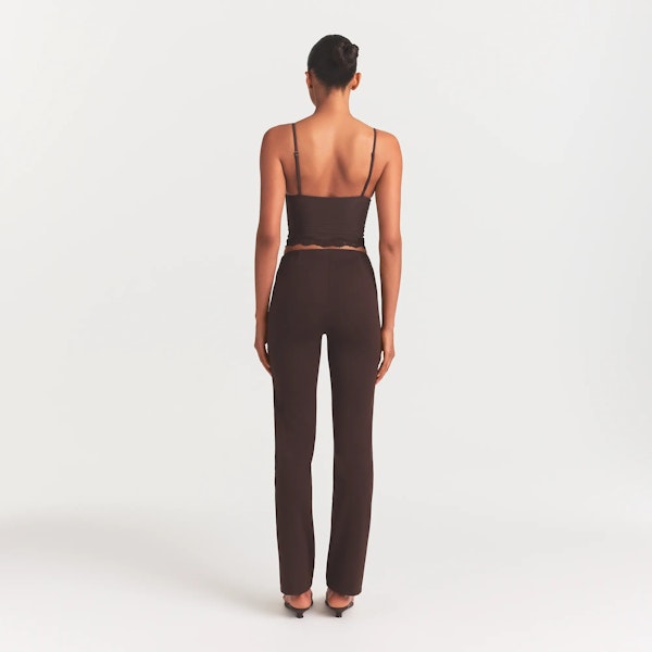 Skims THE ESSENTIAL COLLECTION HIGH-WAISTED PINTUCK STRAIGHT PANT