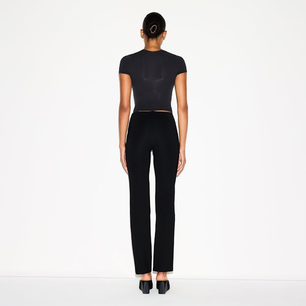 Skims THE ESSENTIAL COLLECTION HIGH-WAISTED PINTUCK STRAIGHT LEG PANT