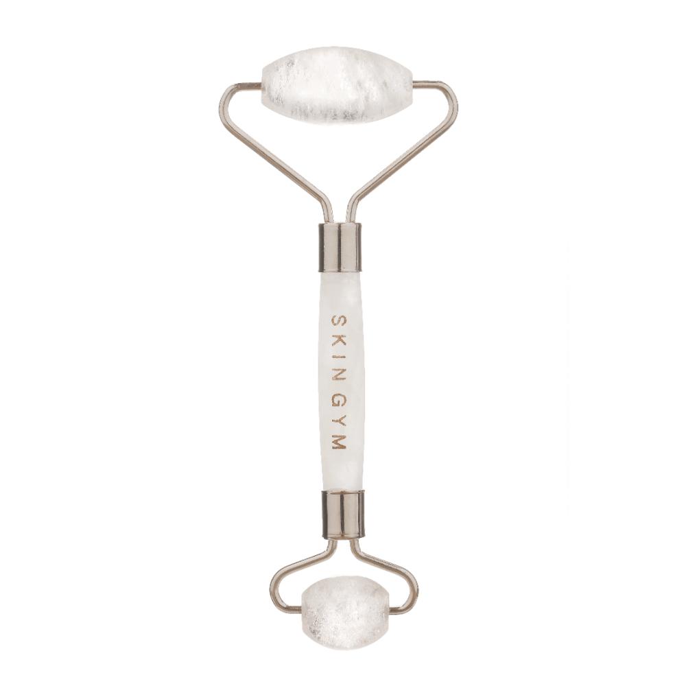 skin camp Clear Quartz Crystal Face Roller & Massager