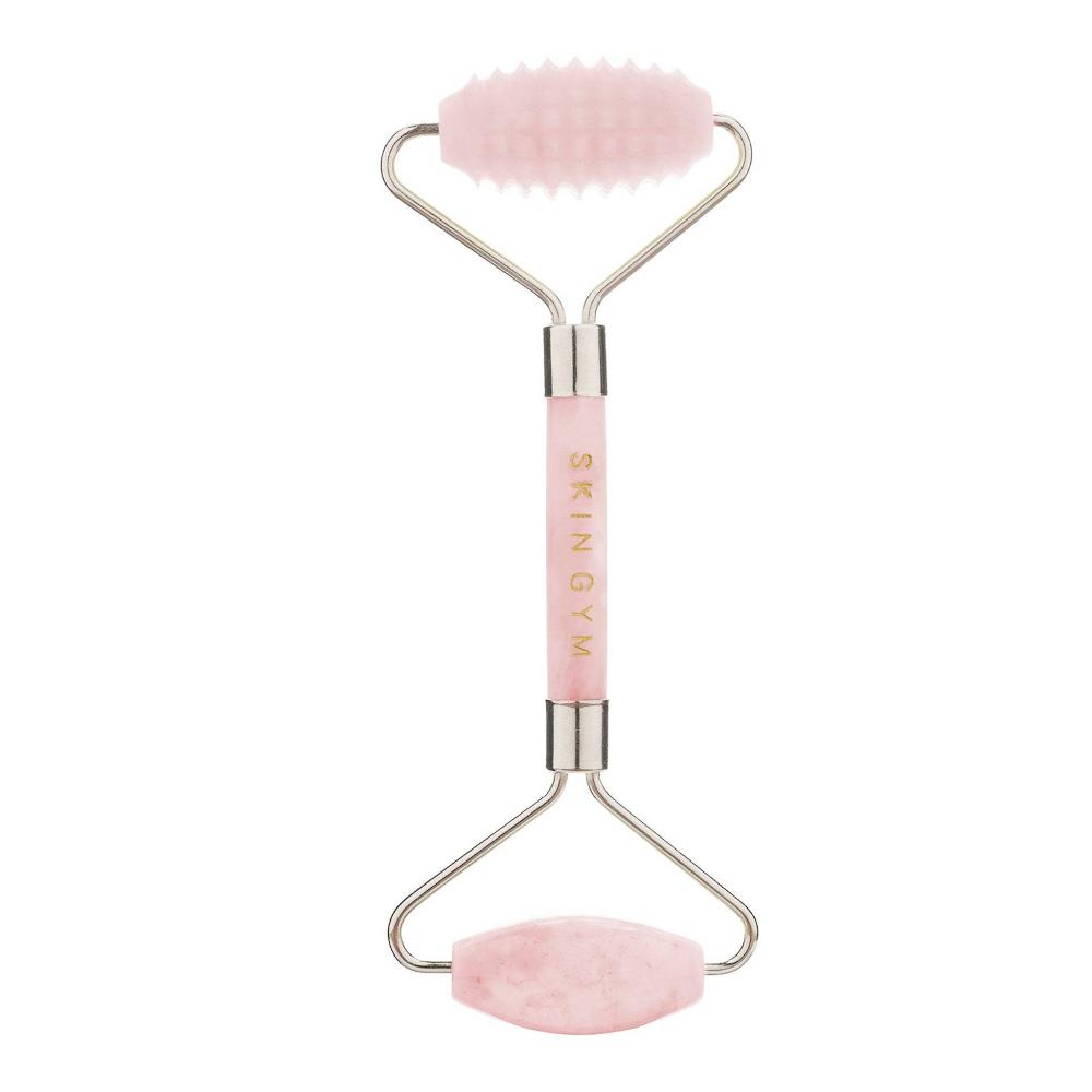 skin camp Rose Quartz 2D Texturized and Smooth Facial Roller