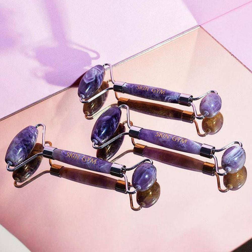 Skin Camp Amethyst Crystal Face Roller & Massager