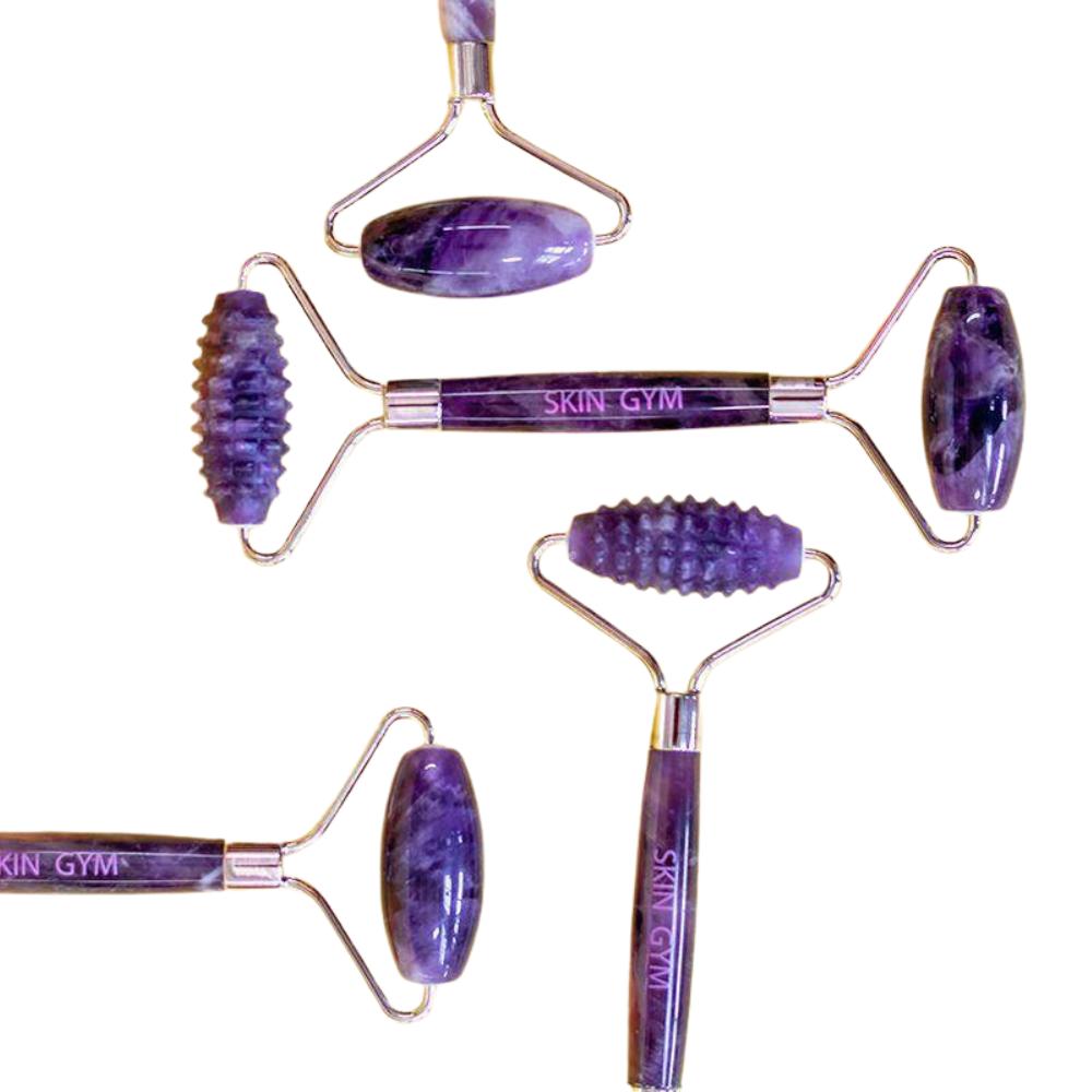 Skin Camp Amethyst Texturized Face Roller & Massager