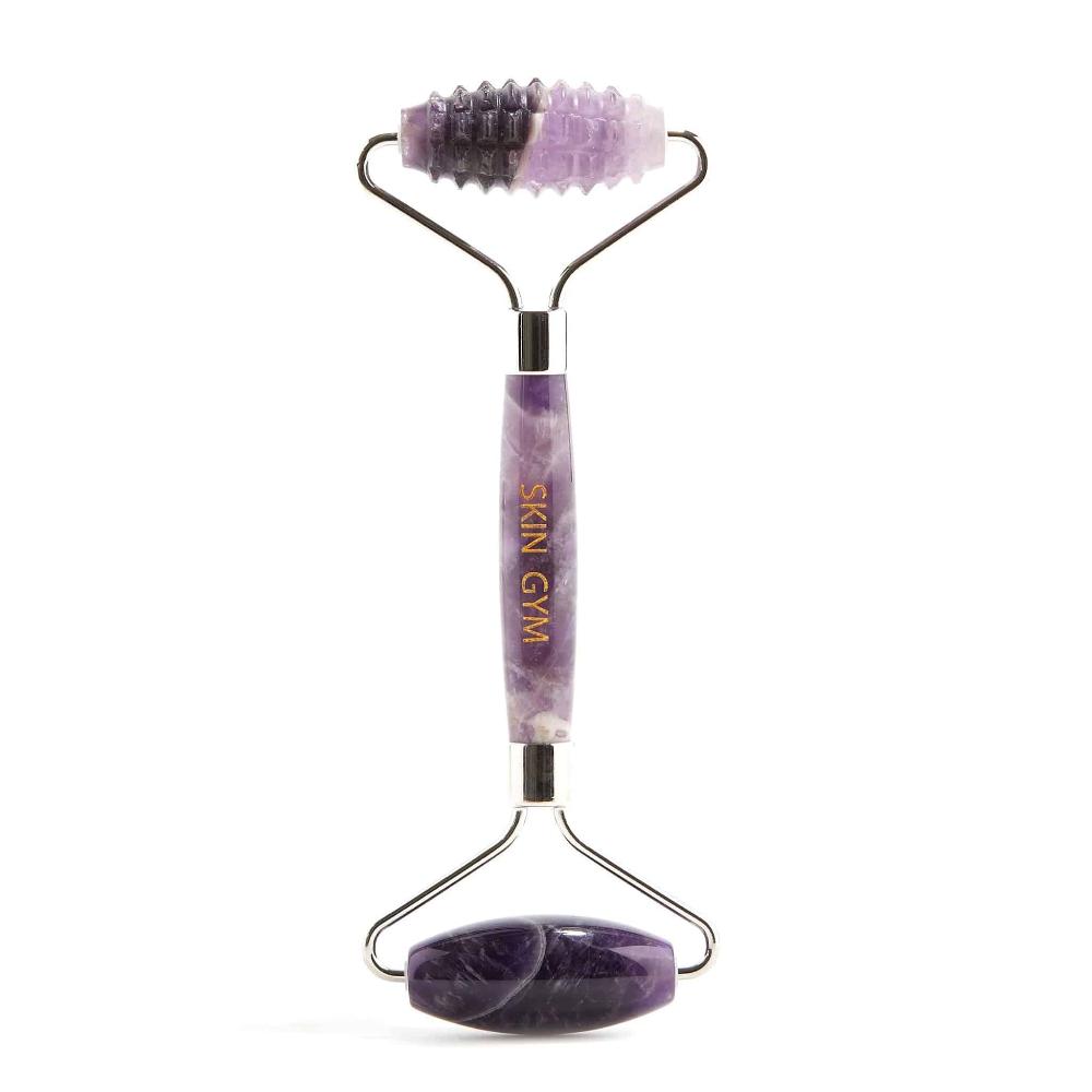 skin camp Amethyst Texturized Face Roller & Massager
