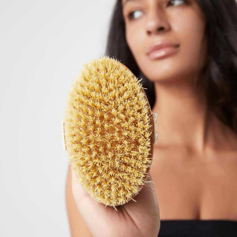 skin camp Bamboo Dry Round Brush