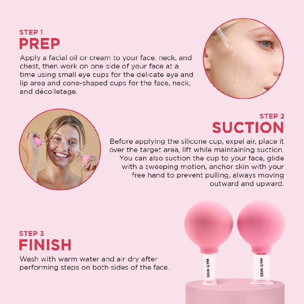 Skin Camp Glass Facial Cups Set