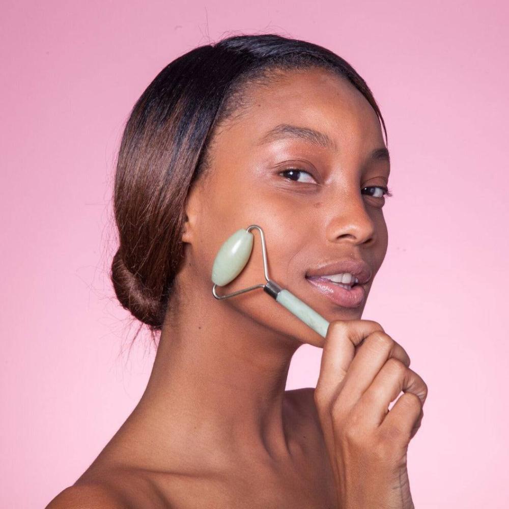 Skin Camp Jade Face Roller & Gua Sha Massage Kit