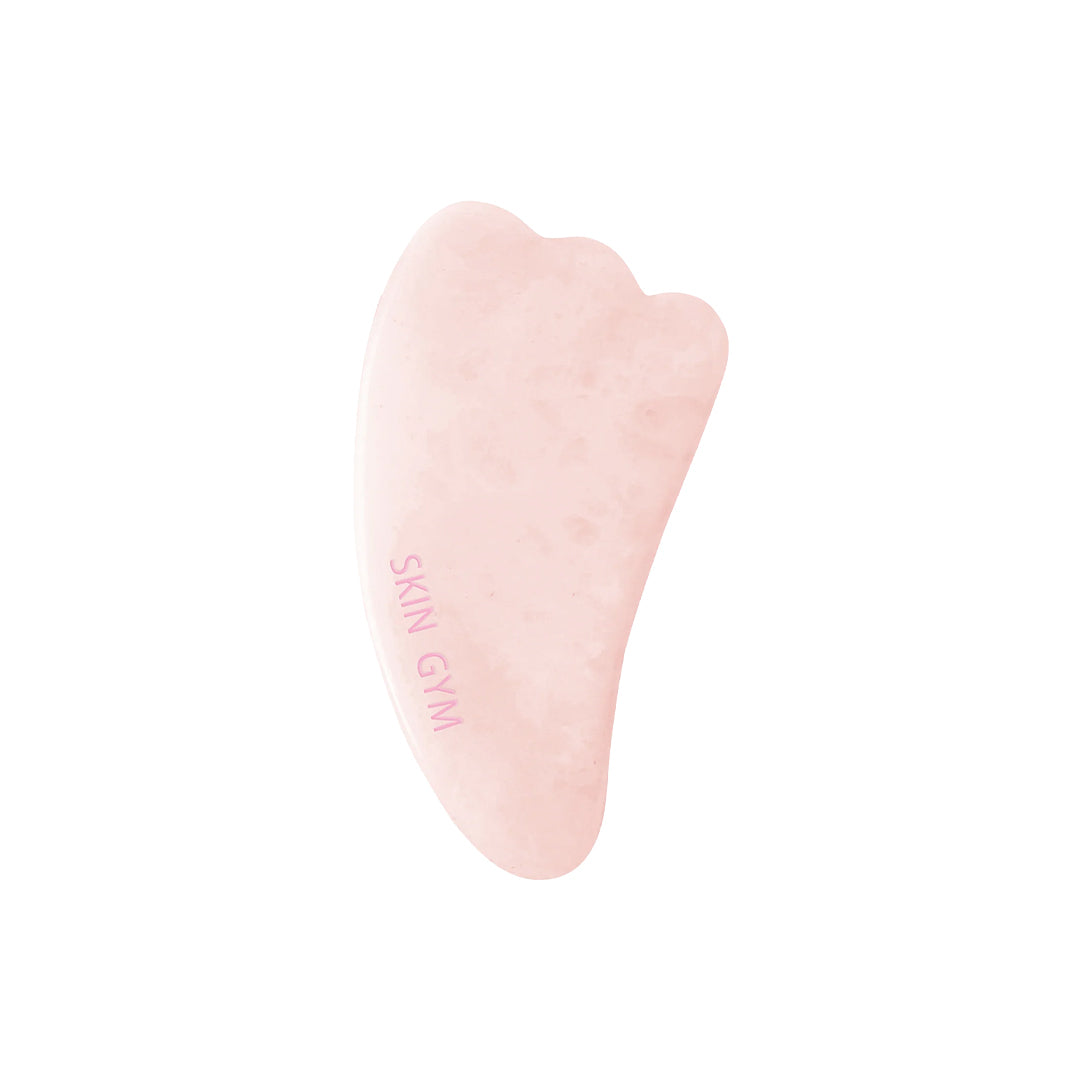 skin camp Rose Quartz Gua Sha Face Sculpting Tool