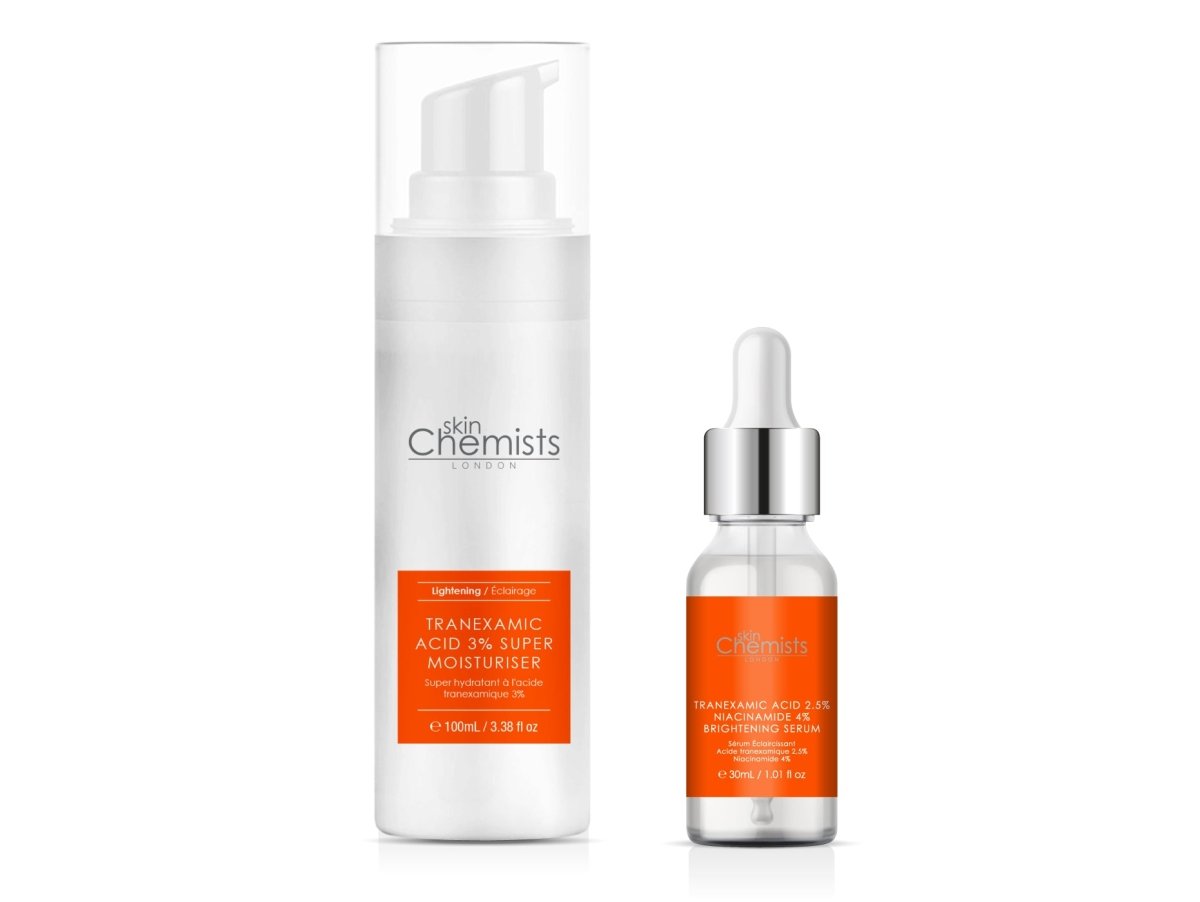 skin chemist 3% Tranexamic Moisturiser Cream & Serum Kit