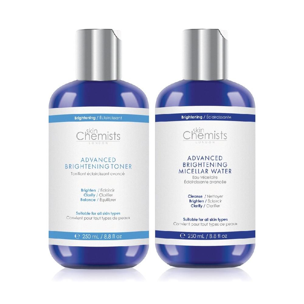 skin chemist Advanced Brightening Toner & Marine Micellar Water Kit