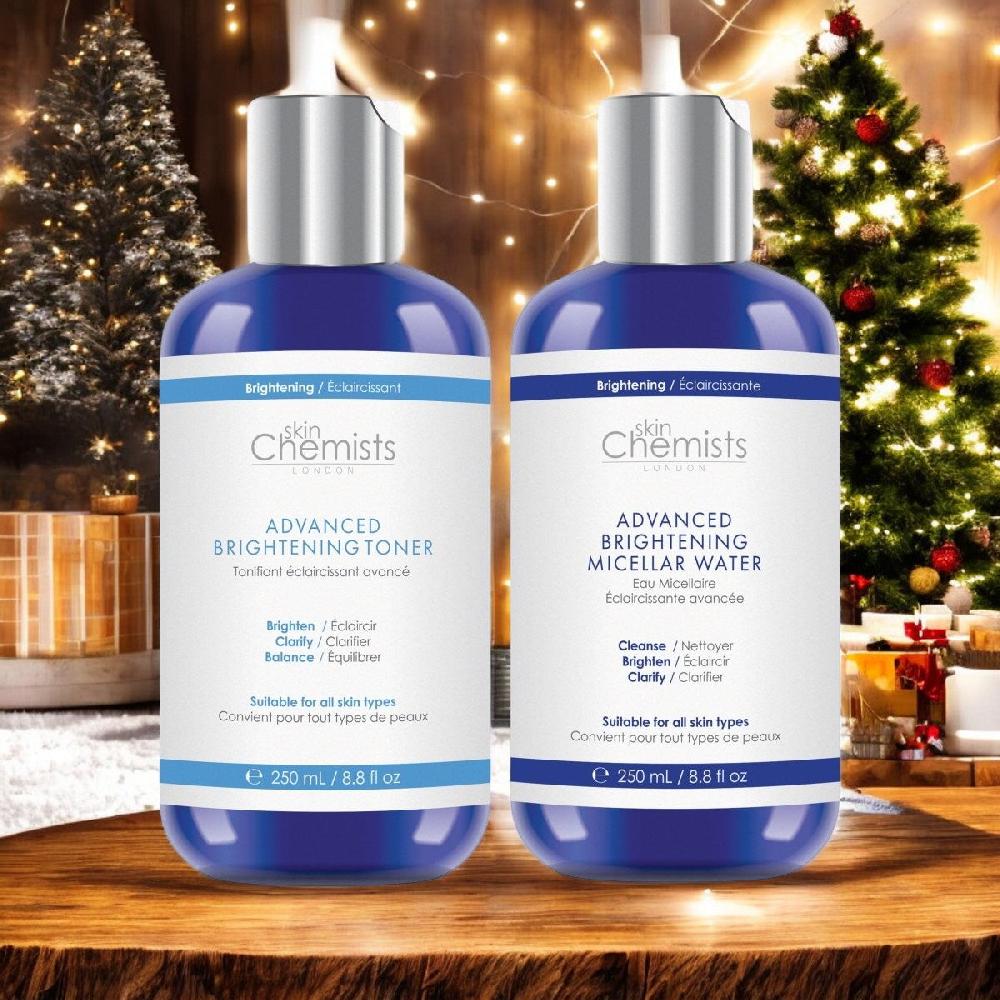 Skin Chemist Advanced Brightening Toner & Marine Micellar Water Kit