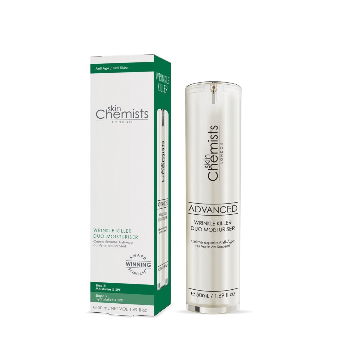 skin chemist Advanced Wrinkle Killer Duo Moisturiser 50ml