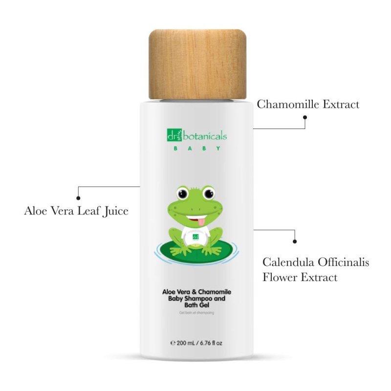 Skin Chemist Aloe Vera & Chamomile Baby Shampoo & Bath Gel 200ml