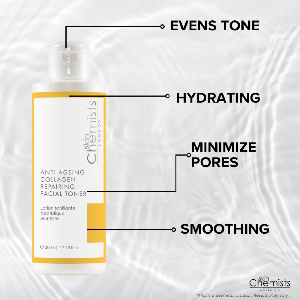 Skin Chemist Anti-Ageing Collagen Repairing Facial Toner 200ml