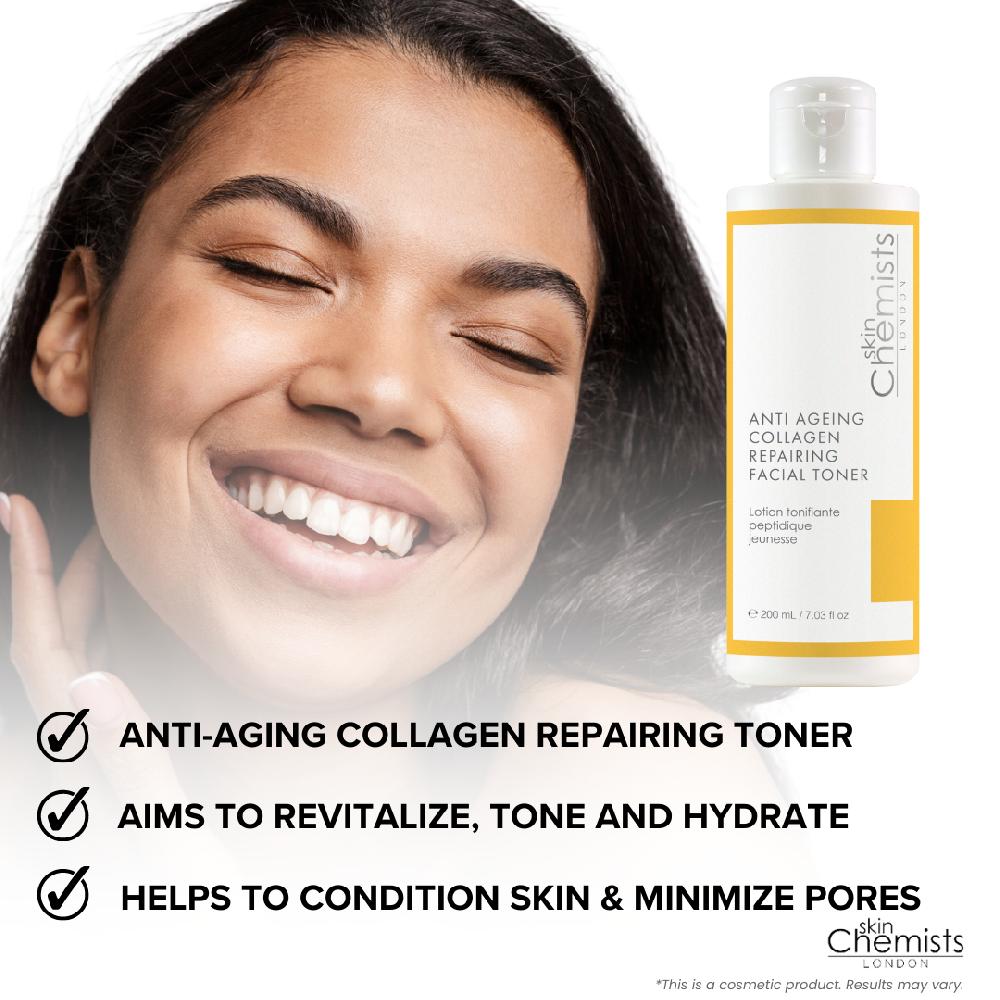 Skin Chemist Anti-Ageing Collagen Repairing Facial Toner 200ml