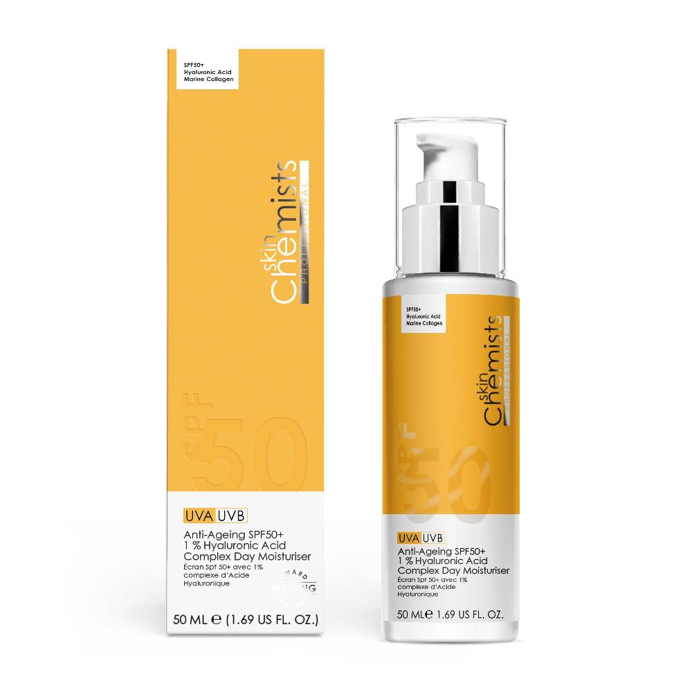 Skin Chemist Anti-Ageing SPF50+ 1 % Hyaluronic Acid Complex Day Moisturiser
