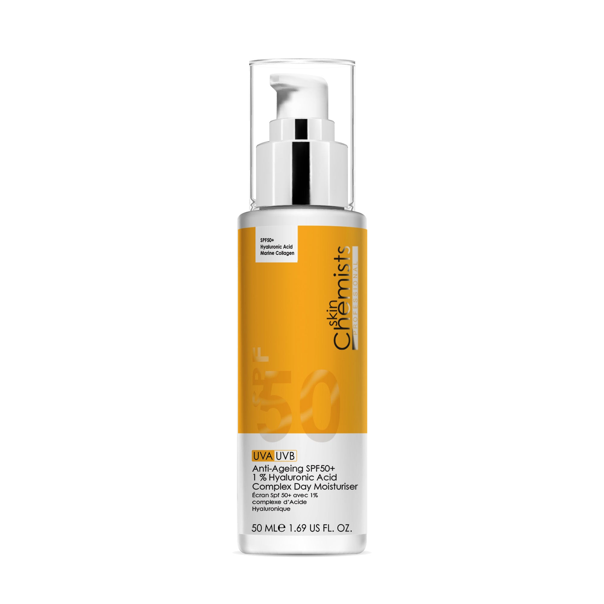 skin chemist Anti-Ageing SPF50+ 1 % Hyaluronic Acid Complex Day Moisturiser