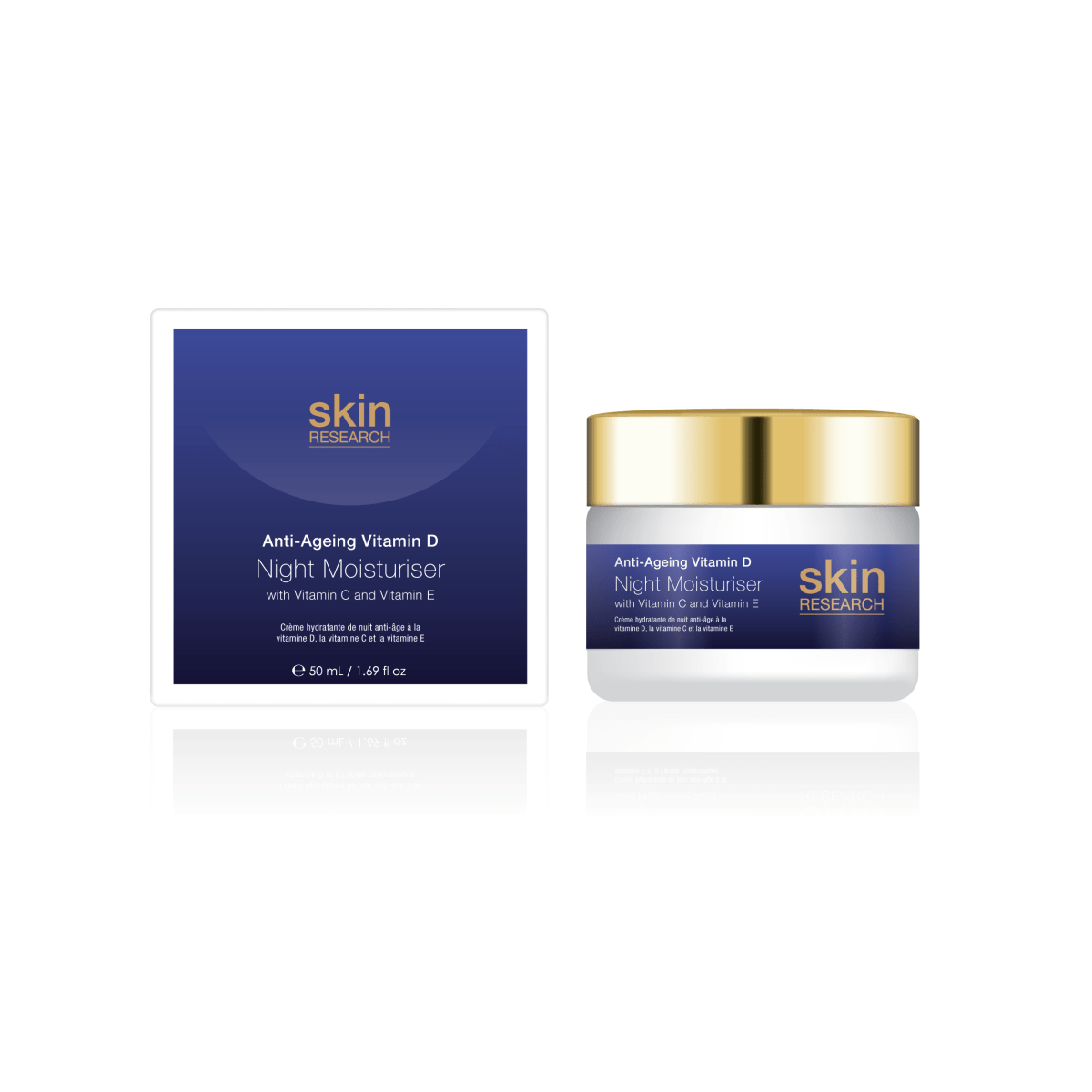 skin chemist Anti-Ageing Vitamin D Hyaluronic Acid & Vitamin C Night Moisturiser 50