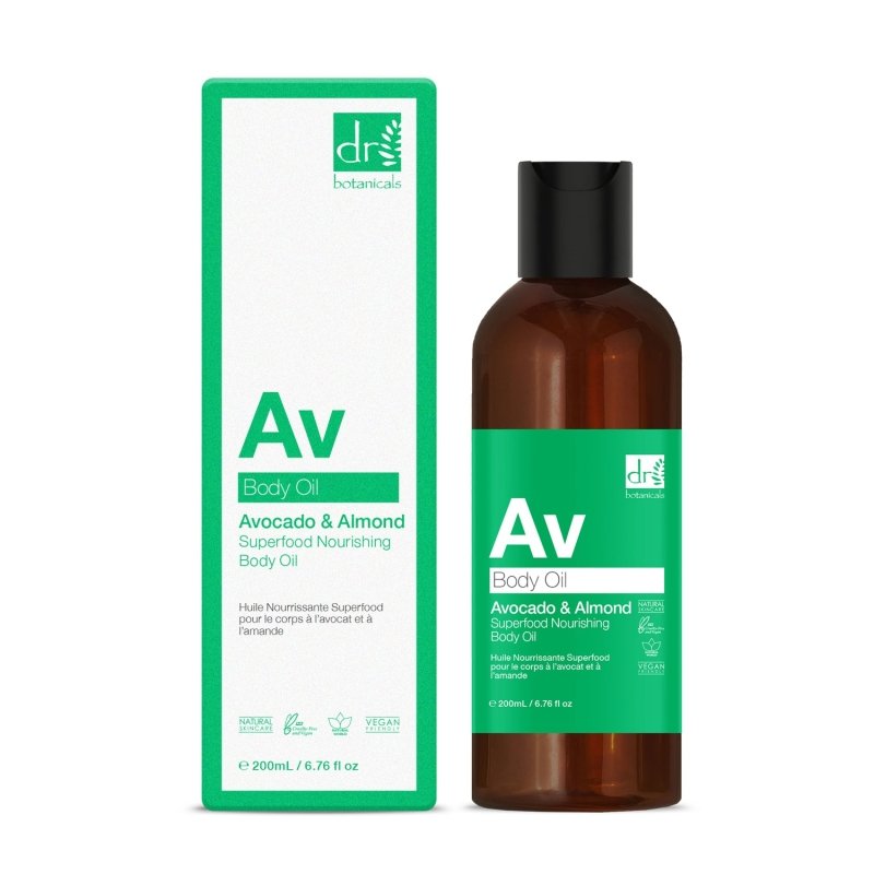 Skin Chemist Avocado & Almond Superfood Nourishing Body Oil 200ml