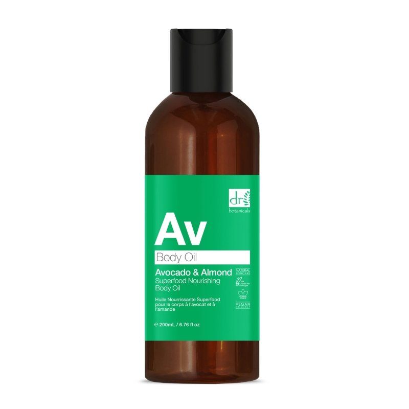 skin chemist Avocado & Almond Superfood Nourishing Body Oil 200ml