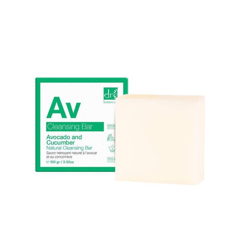 skin chemist Avocado And Cucumber Natural Cleansing Bar 100g