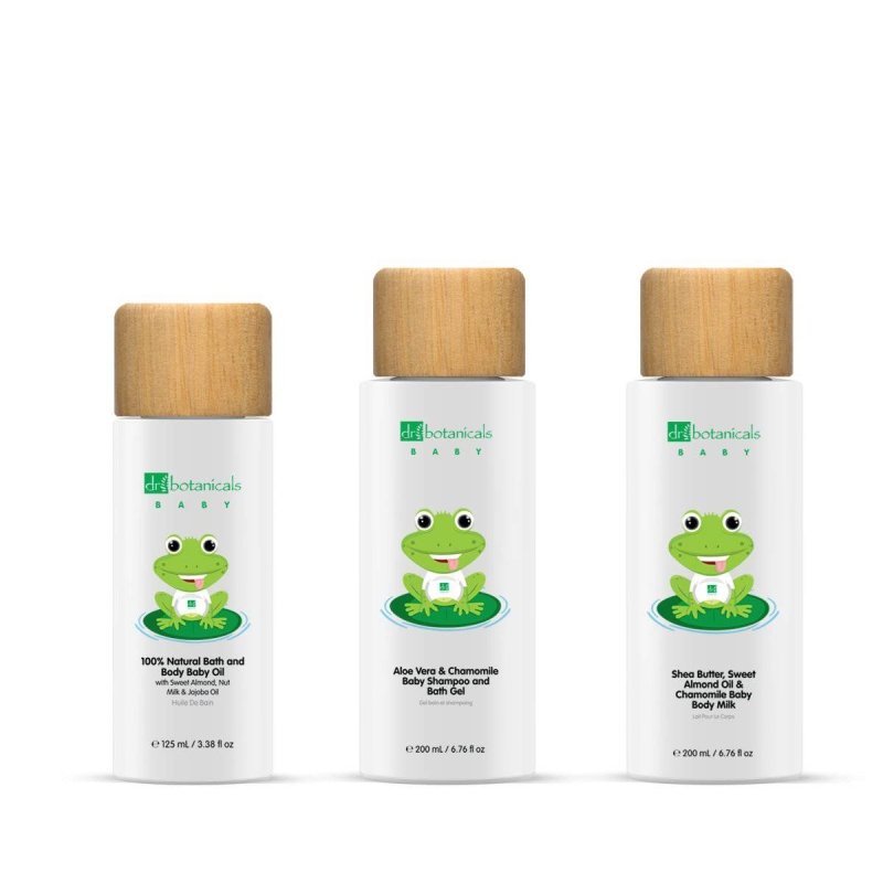 skin chemist Baby Collection Shampoo & Bath Gel Body Oil & Milk Kit