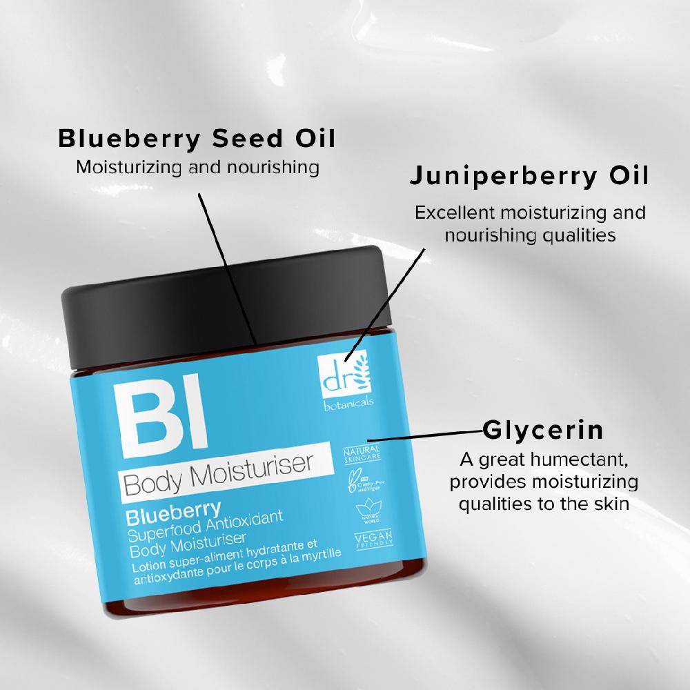 Skin Chemist Blueberry Superfood Antioxidant Body Moisturiser 60ml