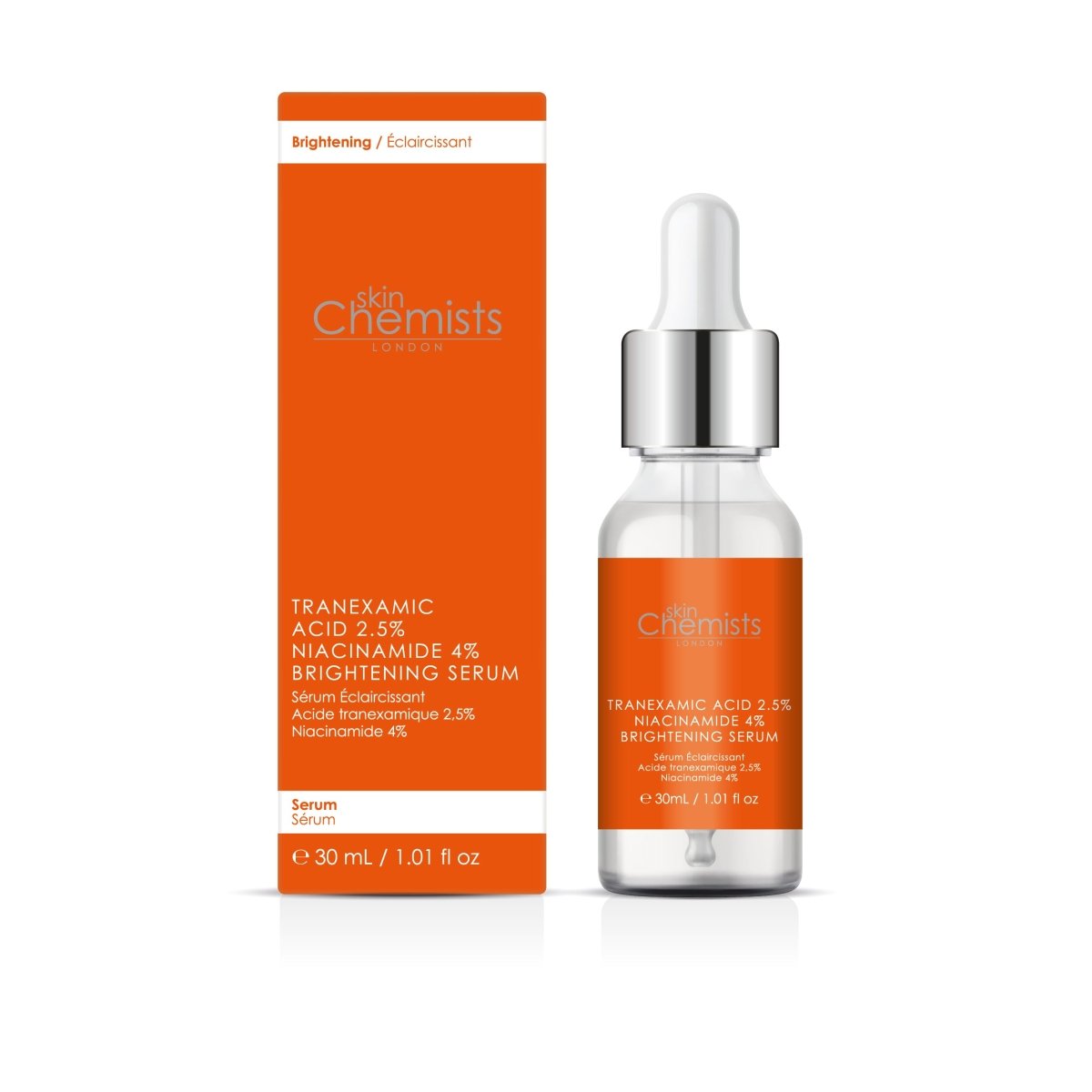 skin chemist Brightening Serum Niacinamide 4% Tranexamic Acid 2.5% 30ml