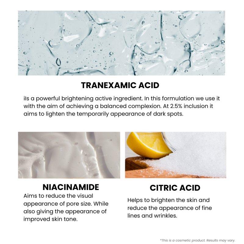 Skin Chemist Brightening Serum Tranexamic Acid 2.5% Niacinamide 4% 30ml